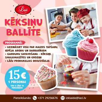 Kēksiņu ballīte (5 pers.)