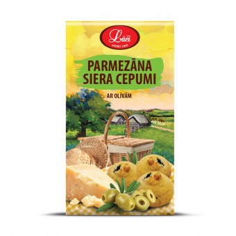 Parmezāna siera cepumi ar olīvām