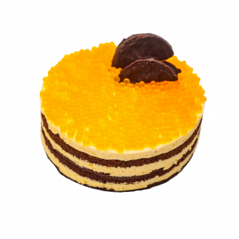 Belgian chochoalte cake with oranges