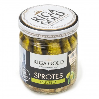 Sprats in olive oil