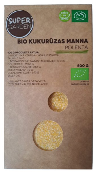 BIO Corn semolina (polenta)