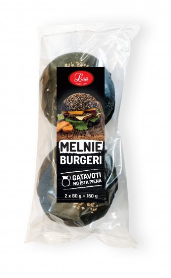 Melnais burgers