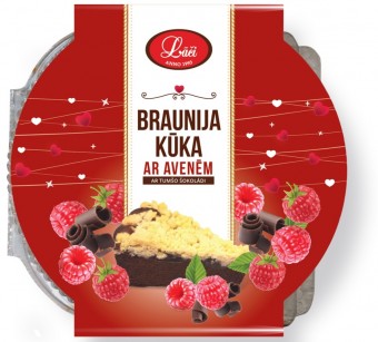 Braunija kūka ar avenēm