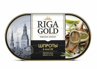 Шпроты в масле Riga gold