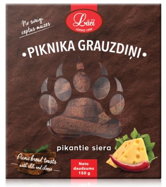 Picnic toasts with cheese