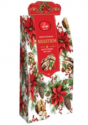 Biscuit cookies with nuts, 50g