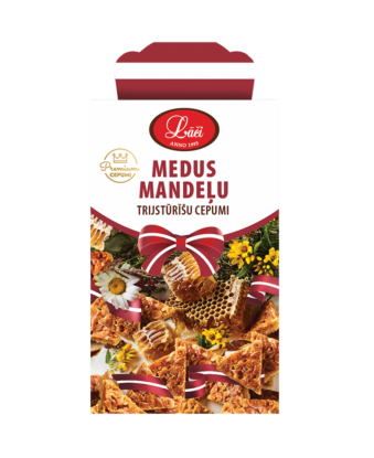 Medus mandeļu trijstūrīšu cepumi
