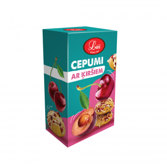 Biskvīta cepumi ar ķiršiem