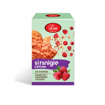 Sirsnīgie cepumi ar avenēm